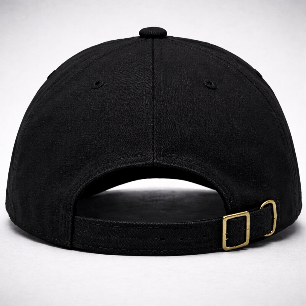 God Is My Vaccine™ Black Cotton Embroidered Hat