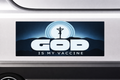 God Is My Vaccine™ Rear Bumper Sticker