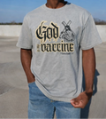 God Is My Vaccine | Washed Vintage Christian Tee