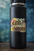 God Is My Vaccine | Holographic Statement Decal