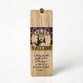 God Is My Vaccine Wooden Bookmark